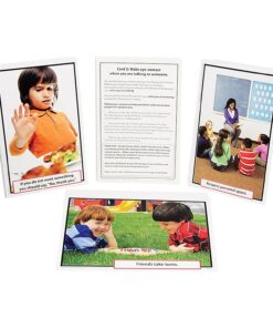 Photo Conversation Cards—Social Emotional Flash Cards For Children With Autism and Aspergers, Behavioral and Communication Skills Practice, Educational Games for Kindergarten+ (90 pc) 8 711aDob2F0L
