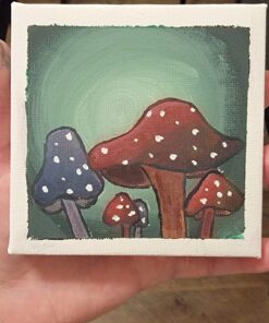 SL crafts Mini Stretched Canvas 3.5"X2.75" (1 Pack of 12 Mini Canvases) 28 711adkq44YL