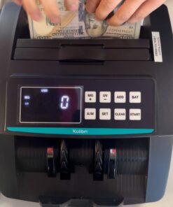 KOLIBRI Money Counter Machine with Advanced Counterfeit Detection & LCD Display | 1,500 Bills per Minute Cash Counter | Add and Batch Modes | 3-year Warranty, 24/7 US Customer Support (2024 Model) 32 711ajE2 xsL 4