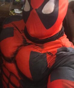 Marvel Rubie's Men's Universe Classic Muscle Chest Deadpool Costume Extra-Large 39 711akWswONL
