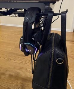 Elevation Lab The Anchor Pro - Extra Strong Under-Desk Headphone Stand Mount with Built-in Cord Management 81 711apI9Ut6L