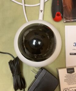 JideTech 5MP PTZ WiFi Camera Outdoor, 5X Optical Zoom Dome Camera with Human/Motion Detection, Auto Tracking, Wireless IP Camera with Mic/Audio, MicroSD (128GB), IR Night Vision, IP66 Weatherproof 60 711au7haeAL