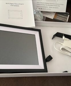 10.1 inch WiFi Digital Picture Frame, 32GB Smart Digital Photo Frame with WiFi Share Photo Video via Frameo App 10.1" Black 39 711bI2yg3XL