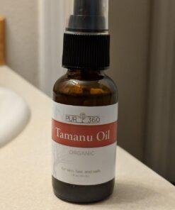 PUR360 Tamanu Oil - Best Treatment for Psoriasis, Eczema, Acne Scar, Rosacea - Relief for Dry, Scaly Skin, Scalp and More - Cold Pressed – Proven 100% Pure 40 711bmxMuuUL