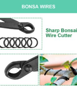 Voilamart 14 Piece Bonsai Tools Kit with Case, Carbon Steel Scissor Cutter Shear Set Garden Plant Tools 14PCS Kit 14 711cOi57LxL