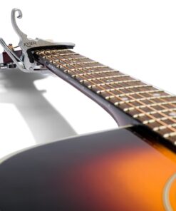 Kyser Quick-Change Guitar Capo for 6-string acoustic guitars, Silver, KG6SA 12 711cQU1he9L