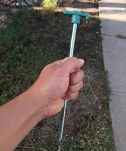 SE Heavy-Duty Metal Tent Pegs Stake Set (10-Pack) - 9NRC10 10-Pack 29 711dUTJ5U3L