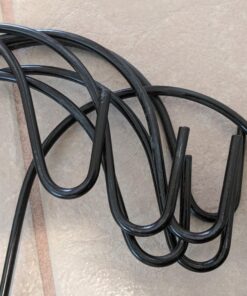 Ashman Shepherd's Hooks 35 Inch (12 Pack), Black, Made of Premium Metal for Hanging Solar Lights, Bird Feeders, Mason Jars, Christmas Lights, Lanterns, Garden Stakes and Wedding Décor. 12 Pack 40 711e6QKb7ZL