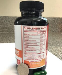 Zhou Thyroid Support Complex with Iodine Supplement, Increase Energy, Fight Brain Fog with Vitamin B12, Iodine, Magnesium, Zinc, Selenium, No Soy, Gluten-Free, 30 Servings, 60 Caps 30 711e6VdWuDL