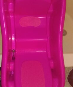 The First Years Newborn to Toddler Baby Bath Tub - Convertible 3-in-1 Baby Tub with Removable Sling - Ages 0 to 24 Months - Sure Comfort - Pink Deluxe Tub 34 711fWTcQ5KL