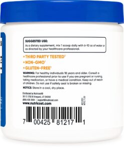 Nutricost Agmatine 100 Grams - Pure Agmatine Powder 100 Servings (Agmatine Sulfate) Unflavored (No Flavor Added) 100 Servings (Pack of 1) 7 711fk8bH18L