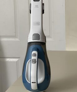 BLACK+DECKER dustbuster AdvancedClean Cordless Handheld Vacuum, Compact Home and Car Vacuum with Crevice Tool (CHV1410L) Blue, White 16 Volt Handheld Vacuum 42 711fkRfj4UL