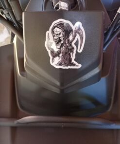 Reaper with Middle Finger Sticker Funny CAR 8 711gpiSI rL