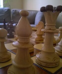 Wegiel Chess Set - Consul Chess Pieces and Board - European Wooden Handmade Game - JUNIOR 58 711h0fTiAWL