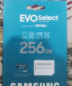 SAMSUNG EVO Select Micro SD-Memory-Card + Adapter, 256GB microSDXC 130MB/s Full HD & 4K UHD, UHS-I, U3, A2, V30, Expanded Storage for Android Smartphones, Tablets, Nintendo-Switch (MB-ME256KA/AM) 37 711hNO4lh5L 1