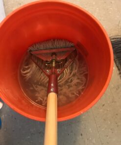 Genuine Joe-GJO54201 Cotton Wet Mop with Handle 60" Width x 0.94" Height; Cotton HeadWood Handle – Lightweight 17 711hsyaUikL