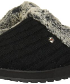 Skechers BOBS Women's Keepsakes - Ice Angel Slipper 5.5 Wide Black 14 711huTk2OZL 3