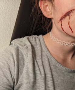 Mehron Makeup Rigid Collodion with Brush | Scarring Liquid | Scar Liquid | Liquid Scar Makeup | SFX Scar Makeup for Film .125 oz (4ml) 50 711iQQBvQPL 1