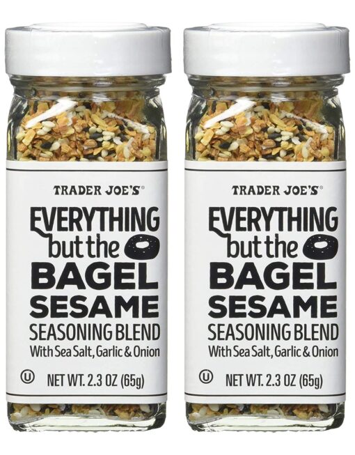 Trader Joe's Everything but The Bagel Sesame Seasoning Blend (Pack of 2) Garlic,Onion 2.3 Ounce (Pack of 2)