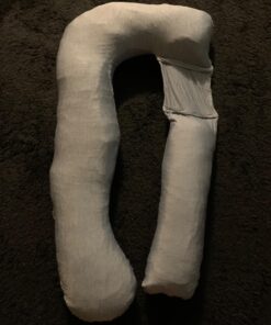 Pharmedoc Pregnancy Pillows, U-Shape Full Body Pillow – Cooling Cover Grey – Pregnancy Pillows for Sleeping – Body Pillows for Adults, Maternity Pillow and Pregnancy Must Haves Grey Cooling Cover 37 711ijARr7SL