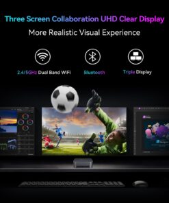 Blackview MP80 Mini PC Intel 12th N95(up to 3.4GHz), 16GB LPDDR5 512GB M.2 SSD Mini Desktop Computers Windows 11 Pro, Support Dual LAN, 3 HDMI, 2.4/5G WiFi, 4K UHD Intel Alder Lake N95 Intel Alder Lake N95/ 16GB RAM 512GB SSD 25 711ipbcXvL