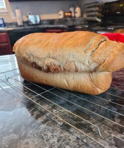 SILIVO Silicone Bread and Loaf Pans (2 Pack) - Nonstick Silicone Baking Mold for Homemade Loaf, Bread and Meatloaf - 8.9x3.7x2.5 inch Set of 2 38 711kUKpjGSL