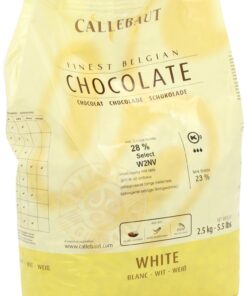 Belgian White Chocolate Baking Callets (Chips) - 1 bag, 5.5 lbs 5.5 Pound (Pack of 1) 14 711kuJ D9kL