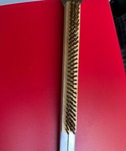 Senwosa 26” Pizza Oven Brush with Stone Scraper - Stainless Steel Bristles, Long Handle, Heat-Resistant - Compatible with Ooni Ovens - Includes Spare Head 47 711lZhwEOSL