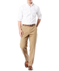 Dockers Men's Classic Fit Workday Khaki Smart 360 FLEX Pants (Standard and Big & Tall) Standard 38W x 29L New British Khaki 6 711msqOYM8L