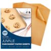200-Pack Precut Parchment Paper Sheets 12 x 16 inches, Unbleached Brown Nonstick Liners for Half Sheet Pan for Baking, Cooking, Grilling, Air Fryer, Steaming, and Wrapping Food, Heavy Duty