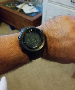 PALADA Men's Digital Sports Watch Waterproof Tactical Watch with LED Backlight Watch for Men Black 35 711p16KrglL