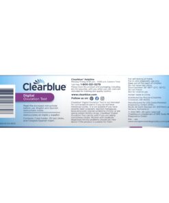 Clearblue Digital Ovulation Predictor Kit, featuring Ovulation Test with digital results, 20 Tests DOT 20 22 711qVE9s88L