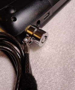 RUBAN Notebook Lock and Security Cable (PC/Laptop) Two Keys 6.2 Foot (Black) only fit Security Slot (7x3mm) 36 711qi1K3s1L