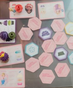 Wonder Forge Disney Princess Enchanted Cupcake Party Game For Girls & Boys Age 3 & Up - A Fun & Fast Matching Game You Can Play Over & Over (1088) Princess Cupcake Party 40 711r uQRxL