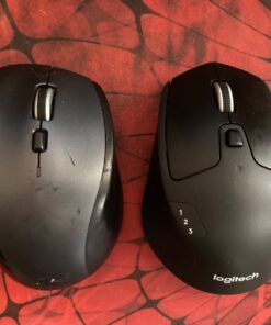 Logitech M705 Marathon Wireless Mouse, 2.4 GHz USB Unifying Receiver, 1000 DPI, 5-Programmable Buttons, 3-Year Battery, Compatible with PC, Mac, Laptop, Chromebook - Black 52 711r0TrSYBL