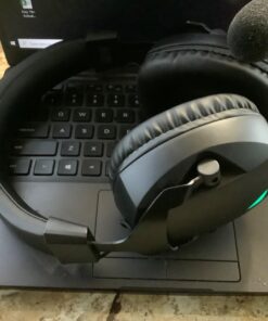 Acinaci Wireless Gaming Headset with Detachable Noise Cancelling Microphone, 2.4G Bluetooth - USB - 3.5mm Wired Jack 3 Modes Wireless Gaming Headphones for PC, PS4, PS5, Mac, Switch, Phone, Tablet Black 45 711rgBIZmdL