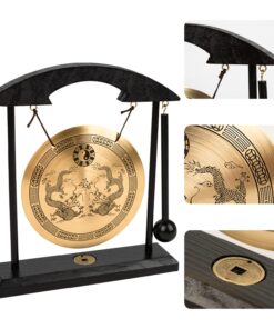 Zen Art Brass Feng Shui Desktop Gong For Home Office Table Decor Collectible Figurines 27 711rgeGwCjL