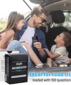 OUR MOMENTS Road-Trip Bundle: 300 Thought Provoking Conversation Starters for Couples, and for Meaningful Families Communication and Relationships Building - (3 Decks: Couples + Kids + Families) 11 711sDsqE4L