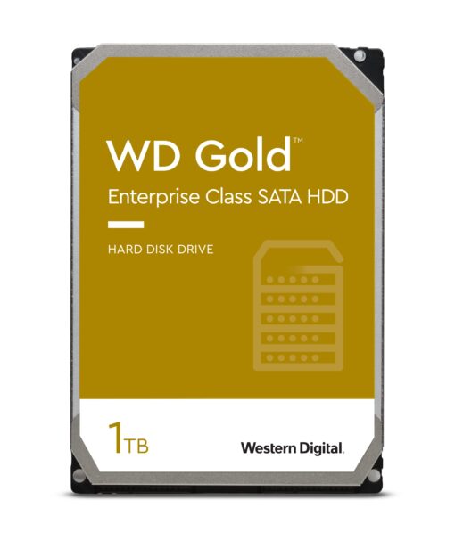 Western Digital 1TB WD Gold Enterprise Class Internal Hard Drive - 7200 RPM Class, SATA 6 Gb/s, 128 MB Cache, 3.5" - WD1005FBYZ