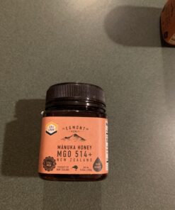 EGMONT HONEY Manuka Honey MGO 514+ UMF 15+ – NON-GMO, Kosher, Recycled plastic jar, Traceable 100% Pure Authentic New Zealand Honey 8.8oz (250g) 250.0 Grams 26 711sxn2glGL