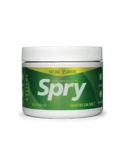 Alternative view of Spry Fresh Natural Xylitol Chewing Gum Dental Defense System Aspartame-Free Sugar Free Gum (Spearmint, 100 Count - Pack of 1) Spearmint 100 Count (Pack of 1)