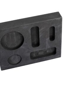 Alternative view of Femitu Graphite Ingot Molds for Casting 1/4 1/2 1 OZ Refining Scrap Bar Coin Combo Mould for Gold Silver Metal