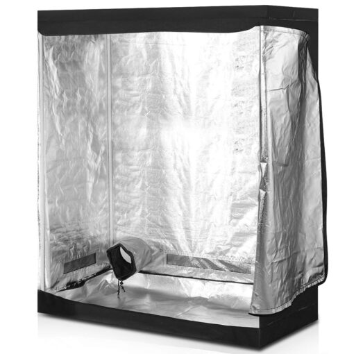 Giantex Plant Growing Tent Indoor Grow Tent Room Reflective Hydroponic Non Toxic Clone Hut 6-Size Indoor Grow Tent (48''X24''X60'') 48''X24''X60''