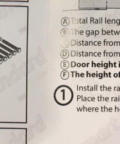SMARTSTANDARD 13 Feet Heavy Duty Double Door Sliding Barn Door Hardware Kit - Smoothly and Quietly -Easy to Install -Includes Step-by-Step Installation, Fit 36"-40" Wide Door Panel(J Shape Hanger) 35 711vBq8k sL