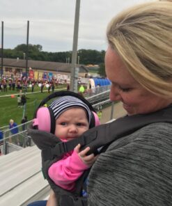 Baby Banz Earmuffs Infant Hearing Protection – Ages 0-2+ Years – The Best Earmuffs for Babies & Toddlers – Industry Leading Noise Reduction Rating – Soft & Comfortable – Baby Ear Protection Pink 44 711vRCpLprL