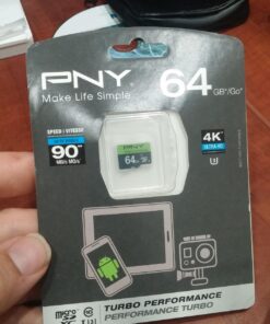 PNY U3 Turbo Performance 64GB High Speed MicroSDXC Class 10 UHS-I, up to 90MB/sec Flash Card (P-SDUX64U390G-GE) 64 GB 25 711vlxLza2L