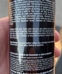 Chemical Guys AIR_069_16 Signature Scent Premium Air Freshener and Odor Eliminator, Smell of Success (Great for Cars, Trucks, SUVs, RVs, Home, Office & More) 16 fl oz Fresh 16 Fl Oz (Pack of 1) 27 711vvasjf0L