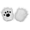 elope White Kitty Polar Bear Rabbit Costume Fingerless Paws Standard 13 711xp8eJkRL