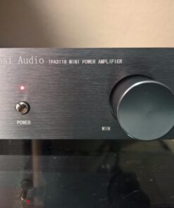 Fosi Audio V1.0G 2 Channel Class D Mini Stereo Amplifier for Home Speakers TPA3116 50W x 2 with Power Supply 52 711xuCEcwwL