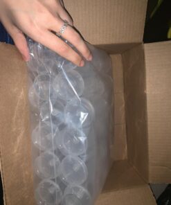 ASIBT Round Shape Clear Push-Up Cake Pop Shooter (Push Pops) Plastic Containers with Lids, Base & Sticks, Pack of 24 35 711yABjmLQL 3